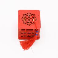 wedding box red