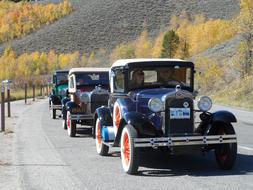 vintage old cars black