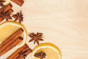 Cinnamon Lemon Anise spices