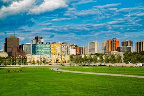panorama of the Ottawa city in Canada