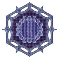 shape metal shiny decoration drawing