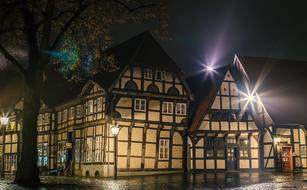 Historic Center Lighting at Night