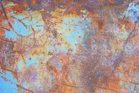 Metal Rusty blue