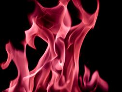 Flames Flickering Fire red