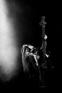 Bass Music Rock smoke black and white