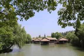 ancient small city on the water