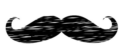 icon mustache drawing
