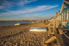 Hengistbury Head Cabins Beach