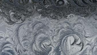 Abstract Ice Frost drawing