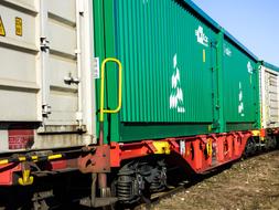 Train Container on Rail