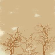 background scrapbooking trees paper drawing