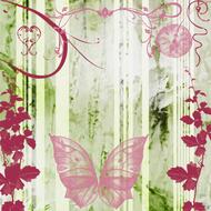 background scrapbooking paper pink flowers