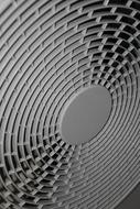 macro photo of a fan grill