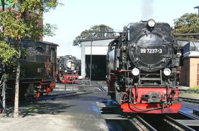 antique Steam Locomotive Resin