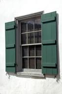 wonderful Vintage Window in green colour