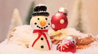porcelain snowman