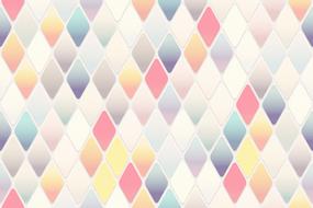 pastel rhombuses as background