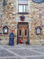 historic architecture in a village in germany