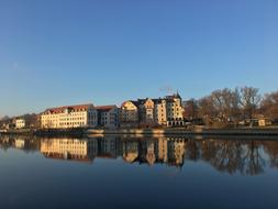 river in Regensburg, Germany