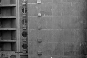 Concrete Architecture in black and white background