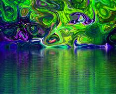 background texture mirroring color drawing