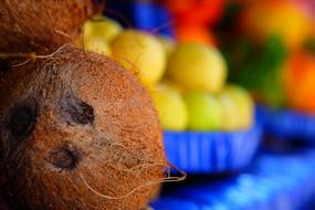 Hard healthy coconut