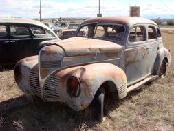 Oldtimer Car Wrecked