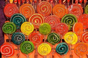 lollipops forms colors drawing