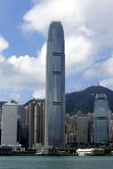 cityscape of modern skyscrapers in Hong Kong, China