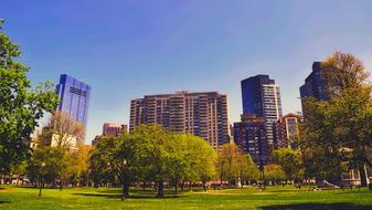 park in Boston, US