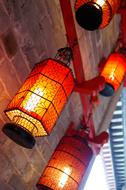Lantern Red decorations