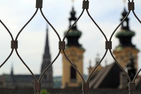 fence in Linz Austria City