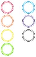 circle frames borders colors drawing