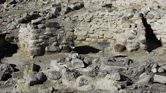 ancient ruins of Choirokoitia village in cyprus