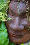 Sculpture Stone Face