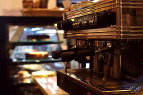coffee machine in restaurant