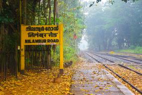 Indian Railway Station view