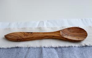 wooden old spoon
