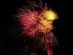 Old And New Fireworks drawing