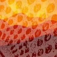 abstract hot color spotted background