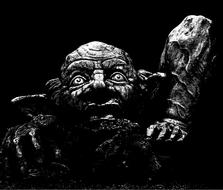 troll fantasy monster drawing