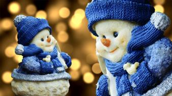 Winter Snowman Christmas figures