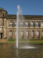 Fountain and historical Cultural facade