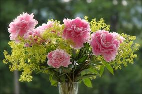 Bouquet Peonies Pink Summer