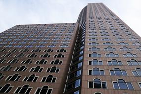 amazing brown building in Boston, Usa