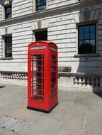 Red English Phone Cabin