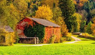 Barn Countryside Autumn