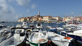 Boats in Harbour in Croatia