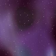 purple starry sky, digital art