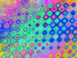 background with bright rainbow texture